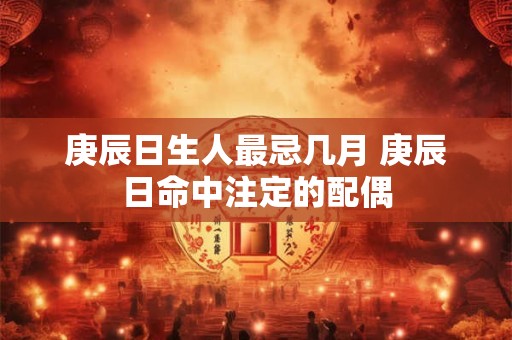 庚辰日生人最忌几月 庚辰日命中注定的配偶