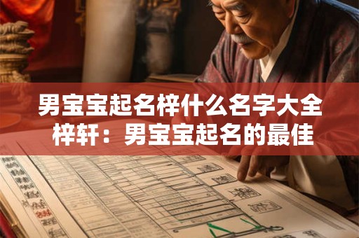 男宝宝起名梓什么名字大全 梓轩：男宝宝起名的最佳选择！