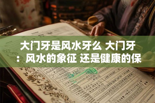 大门牙是风水牙么 大门牙：风水的象征 还是健康的保证