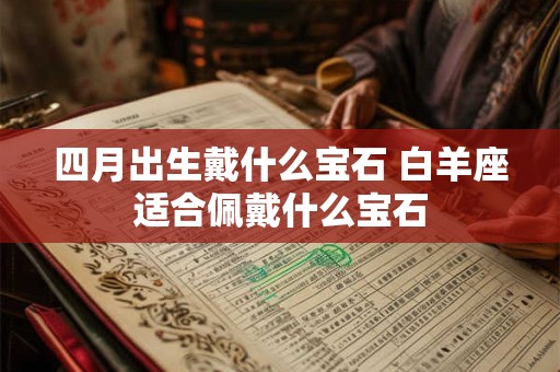 四月出生戴什么宝石 白羊座适合佩戴什么宝石