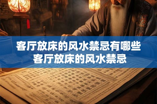 客厅放床的风水禁忌有哪些 客厅放床的风水禁忌