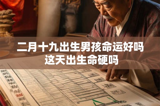 二月十九出生男孩命运好吗 这天出生命硬吗