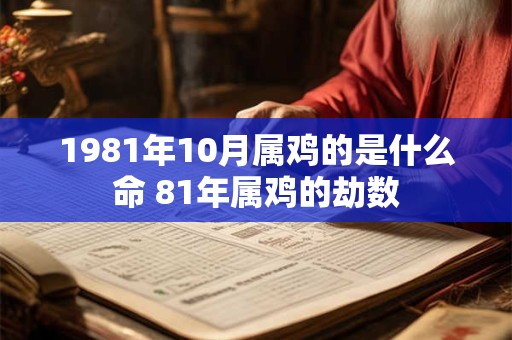 1981年10月属鸡的是什么命 81年属鸡的劫数
