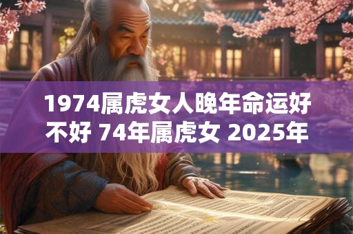 1974属虎女人晚年命运好不好 74年属虎女 2025年运势
