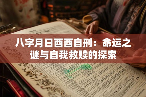 八字月日酉酉自刑：命运之谜与自我救赎的探索