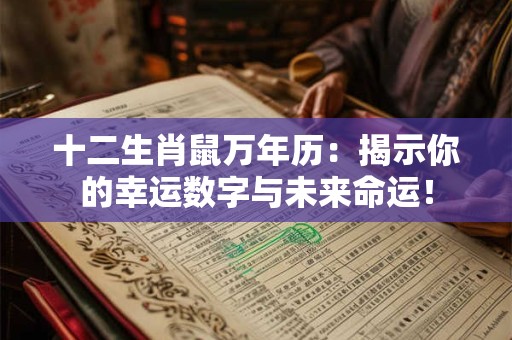 十二生肖鼠万年历：揭示你的幸运数字与未来命运！
