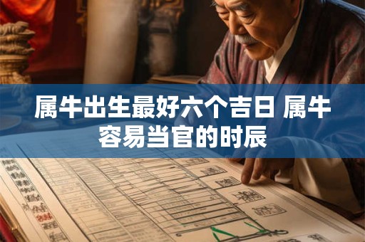 属牛出生最好六个吉日 属牛容易当官的时辰