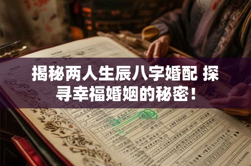 揭秘两人生辰八字婚配 探寻幸福婚姻的秘密！
