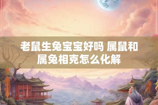 老鼠生兔宝宝好吗 属鼠和属兔相克怎么化解