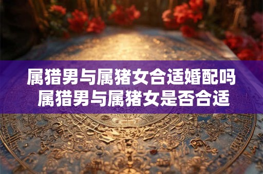 属猎男与属猪女合适婚配吗 属猎男与属猪女是否合适婚配