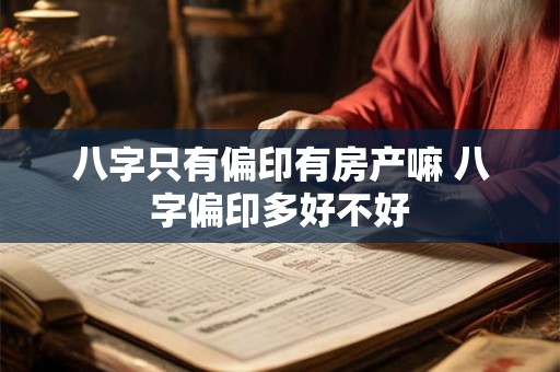 八字只有偏印有房产嘛 八字偏印多好不好