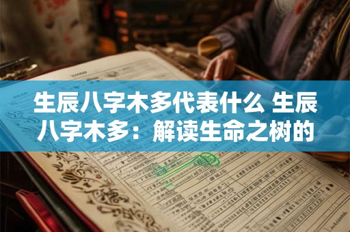 生辰八字木多代表什么 生辰八字木多：解读生命之树的秘密