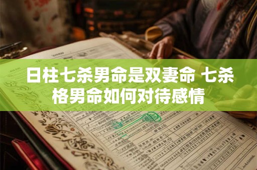 日柱七杀男命是双妻命 七杀格男命如何对待感情