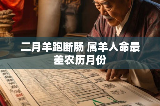 二月羊跑断肠 属羊人命最差农历月份
