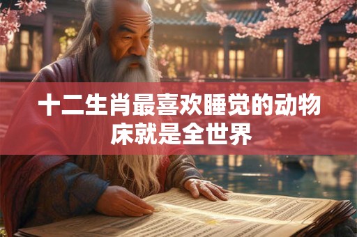 十二生肖最喜欢睡觉的动物 床就是全世界