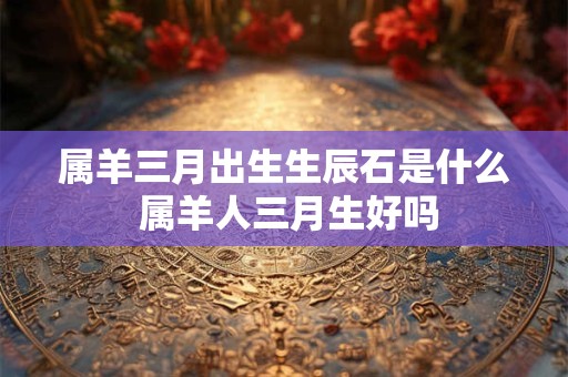 属羊三月出生生辰石是什么 属羊人三月生好吗