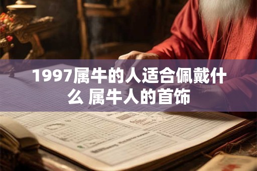 1997属牛的人适合佩戴什么 属牛人的首饰
