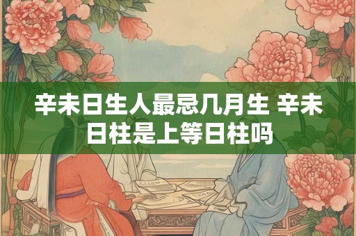 辛未日生人最忌几月生 辛未日柱是上等日柱吗