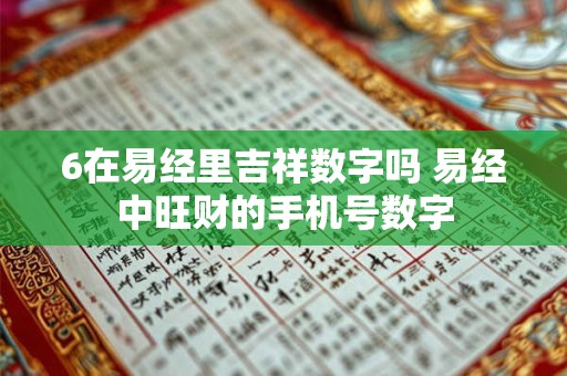 6在易经里吉祥数字吗 易经中旺财的手机号数字