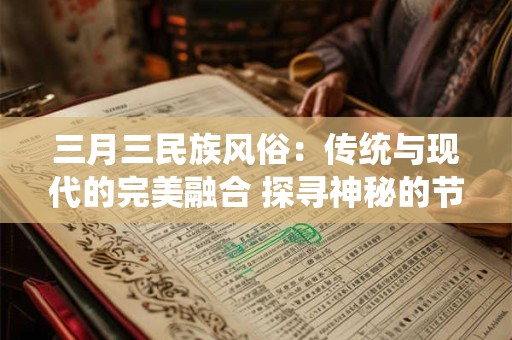 三月三民族风俗：传统与现代的完美融合 探寻神秘的节日起源