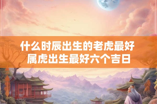 什么时辰出生的老虎最好 属虎出生最好六个吉日