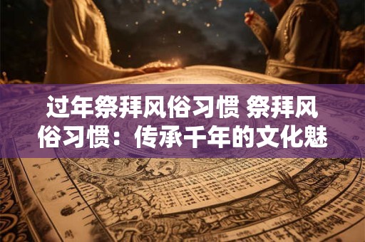 过年祭拜风俗习惯 祭拜风俗习惯：传承千年的文化魅力