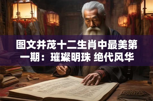 图文并茂十二生肖中最美第一期：璀璨明珠 绝代风华