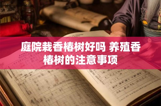 庭院栽香椿树好吗 养殖香椿树的注意事项
