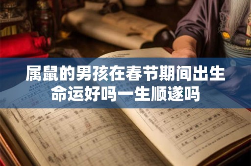 属鼠的男孩在春节期间出生命运好吗一生顺遂吗