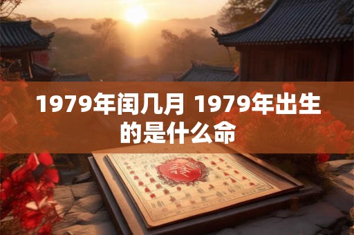 1979年闰几月 1979年出生的是什么命