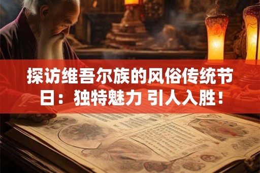 详细阅读:探访维吾尔族的风俗传统节日:独特魅力 引人入胜! 探访维吾尔族的风俗传统节日:独特魅力 引人入胜!