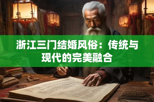 浙江三门结婚风俗：传统与现代的完美融合