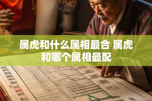 属虎和什么属相最合 属虎和哪个属相最配