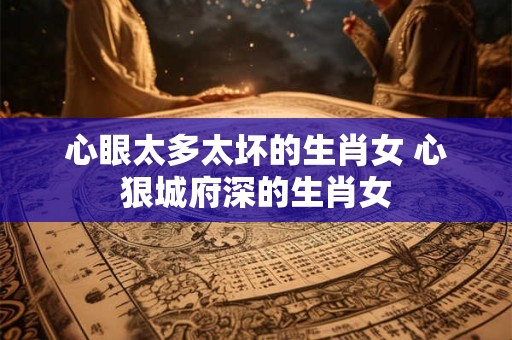 心眼太多太坏的生肖女 心狠城府深的生肖女