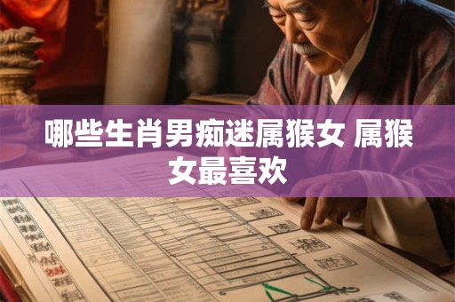 哪些生肖男痴迷属猴女 属猴女最喜欢