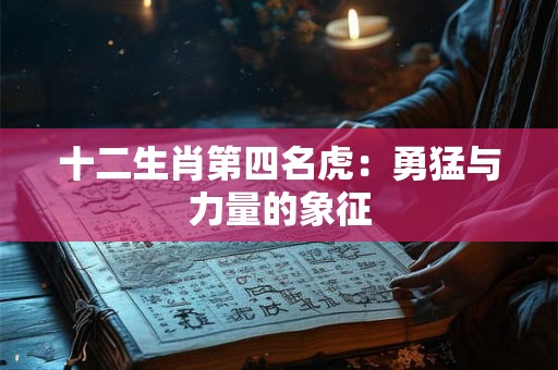 十二生肖第四名虎：勇猛与力量的象征