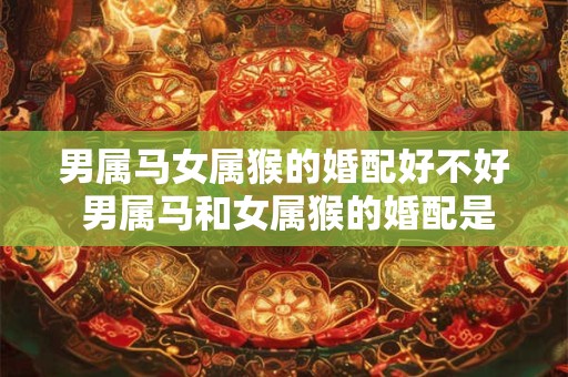 男属马女属猴的婚配好不好 男属马和女属猴的婚配是否好