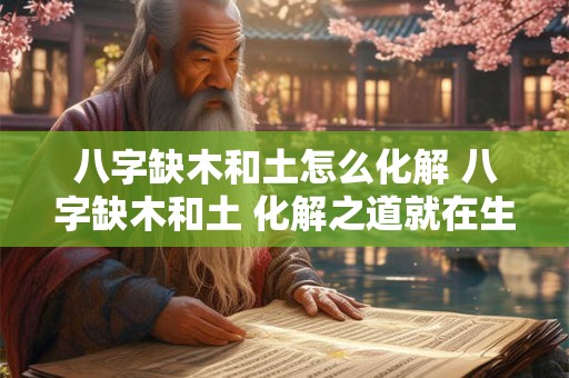 详细阅读:八字缺木和土怎么化解 八字缺木和土 化解之道就在生活中! 八字缺木和土怎么化解 八字缺木和土 化解之道就在生活中!