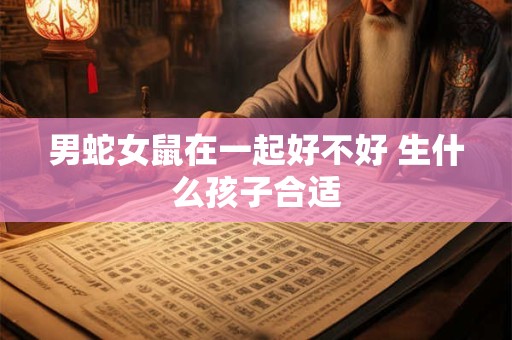 男蛇女鼠在一起好不好 生什么孩子合适