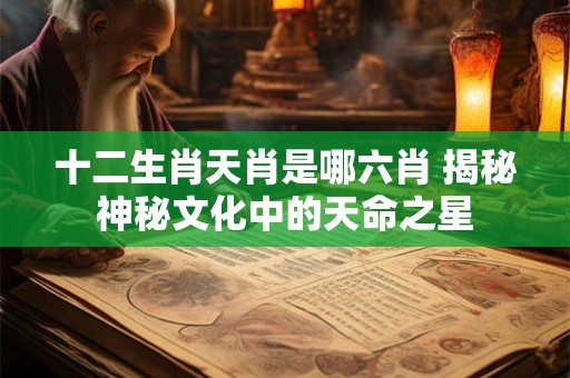 十二生肖天肖是哪六肖 揭秘神秘文化中的天命之星