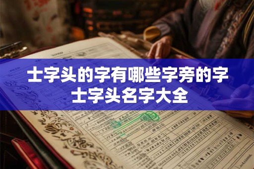 士字头的字有哪些字旁的字 士字头名字大全