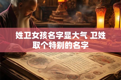 姓卫女孩名字显大气 卫姓取个特别的名字