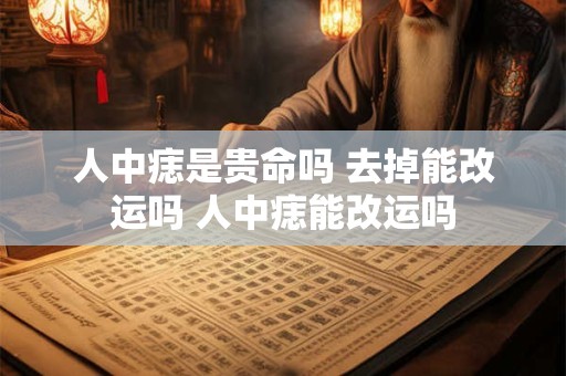人中痣是贵命吗 去掉能改运吗 人中痣能改运吗