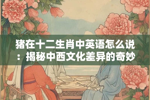 猪在十二生肖中英语怎么说：揭秘中西文化差异的奇妙旅程