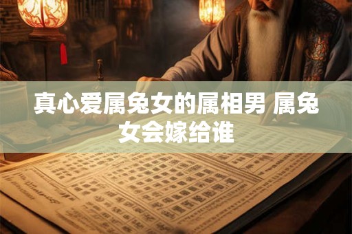 真心爱属兔女的属相男 属兔女会嫁给谁