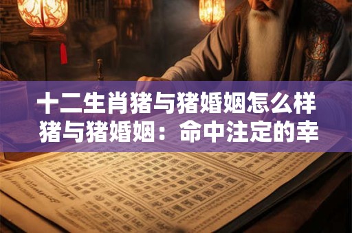 详细阅读:十二生肖猪与猪婚姻怎么样 猪与猪婚姻:命中注定的幸福 十二生肖猪与猪婚姻怎么样 猪与猪婚姻:命中注定的幸福
