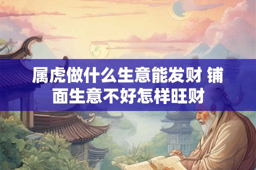 属虎做什么生意能发财 铺面生意不好怎样旺财
