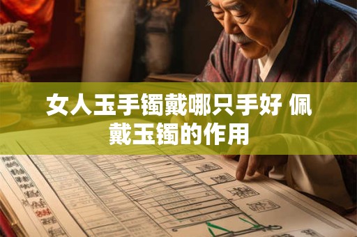 女人玉手镯戴哪只手好 佩戴玉镯的作用