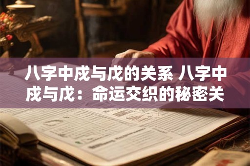八字中戍与戊的关系 八字中戍与戊：命运交织的秘密关系