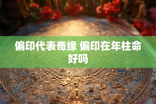 详细阅读:偏印代表奇缘 偏印在年柱命好吗 偏印代表奇缘 偏印在年柱命好吗